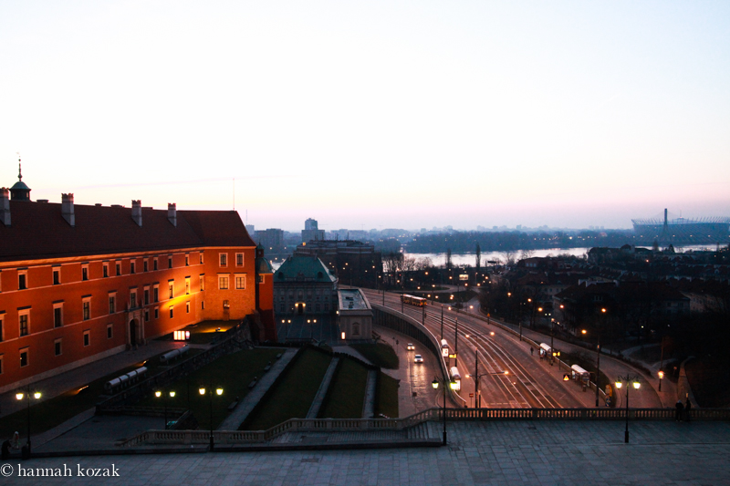 Another view from Dom Literatury of Old Town in Warsaw, Poland